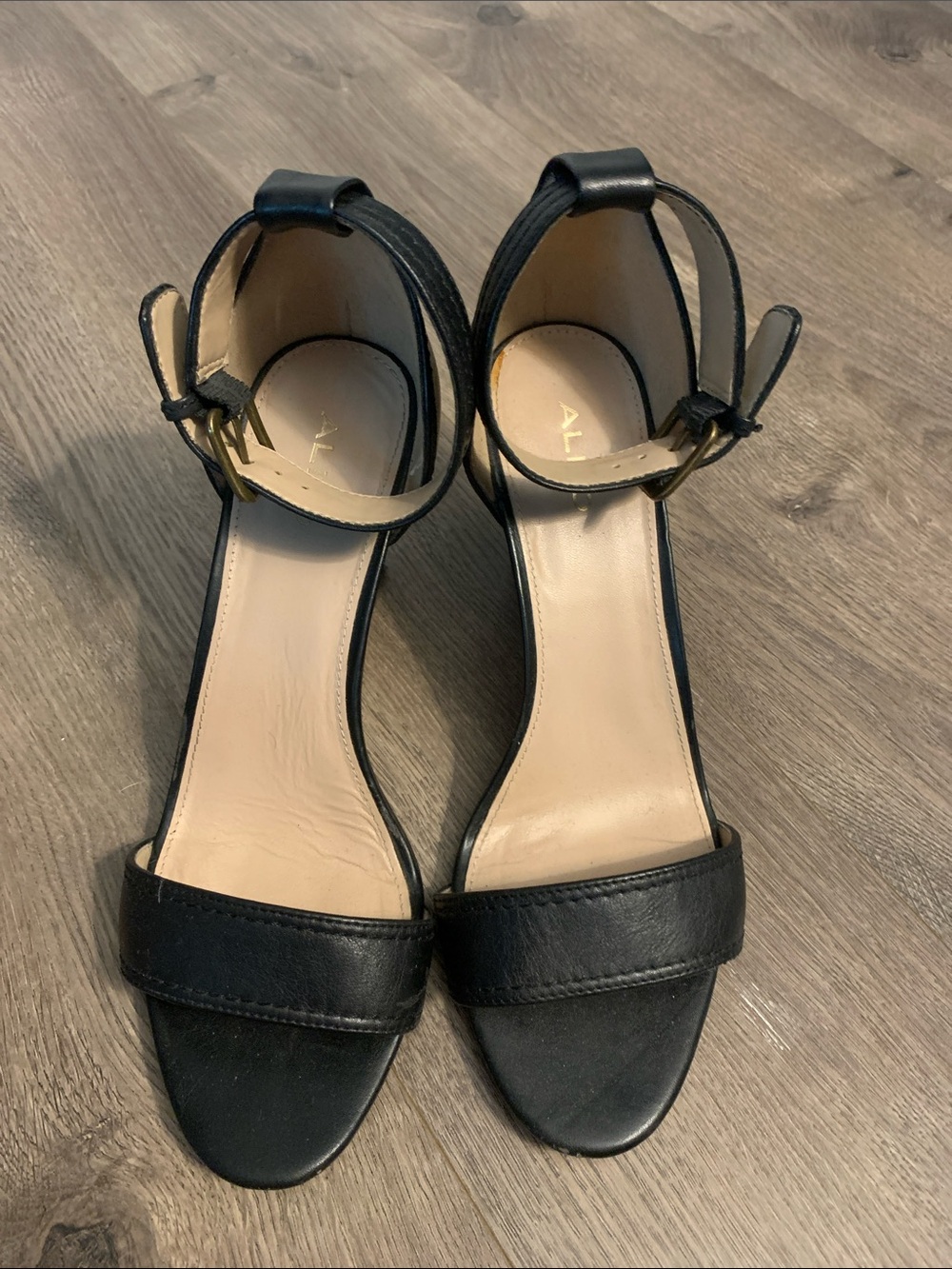 Aldo Ankle Strap Wedge Sandal